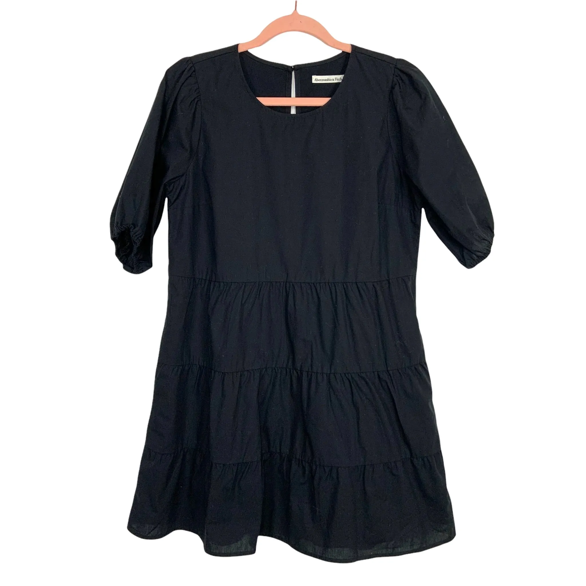 Abercrombie & Fitch Black Puff Sleeve Dress NWT- Size S