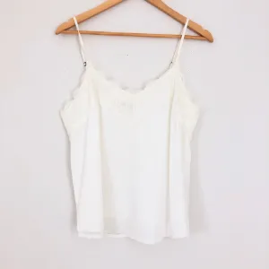 Abercrombie & Fitch Ivory Lace Tank- Size M