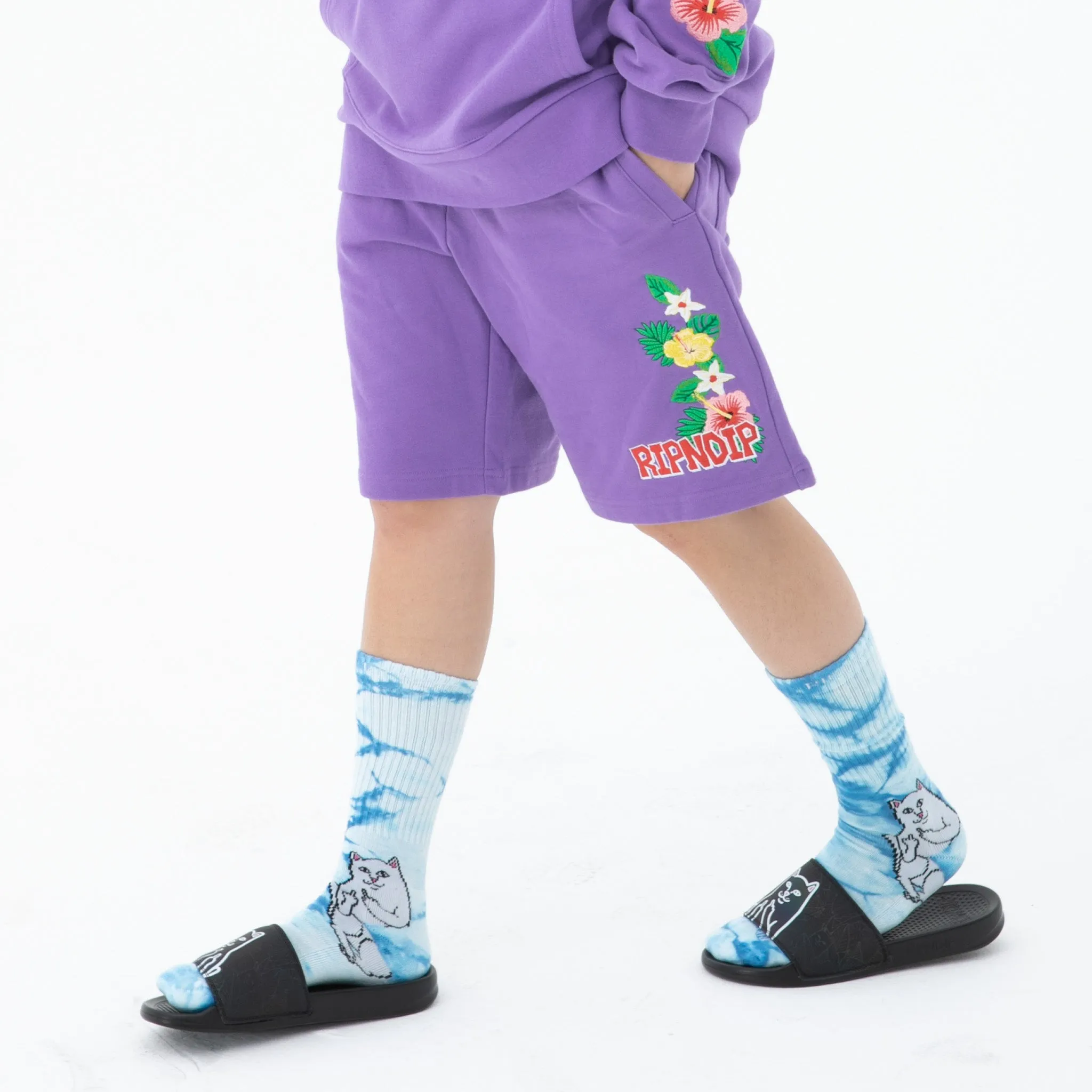 Aloha Nerm Sweatshorts (Lavender)