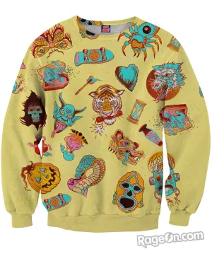 Andy Reach Monsters All Over Sweatshirt