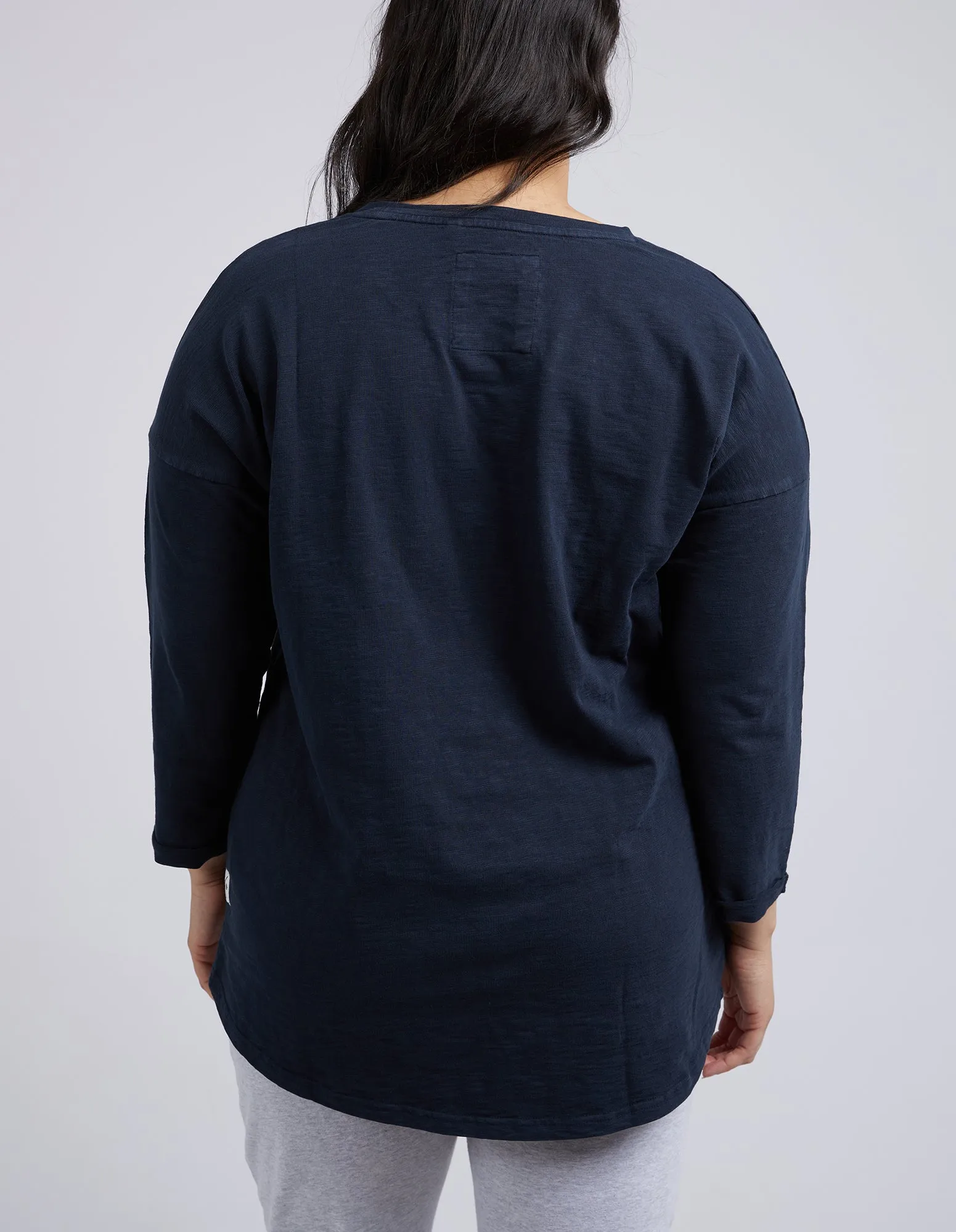 Annie 3/4 Sleeve Navy