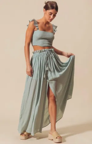 Boho Maxi Skirt Set