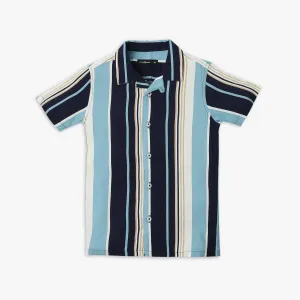 Boy's Regular Fit Striped Shirt