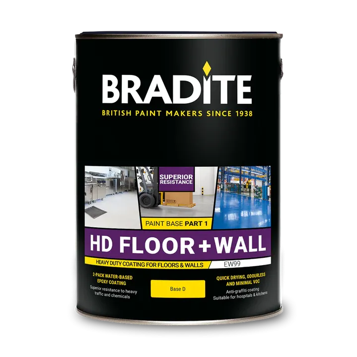 Bradite EW99 HD Floor & Wall 2 Pack QD Water Based Epoxy White