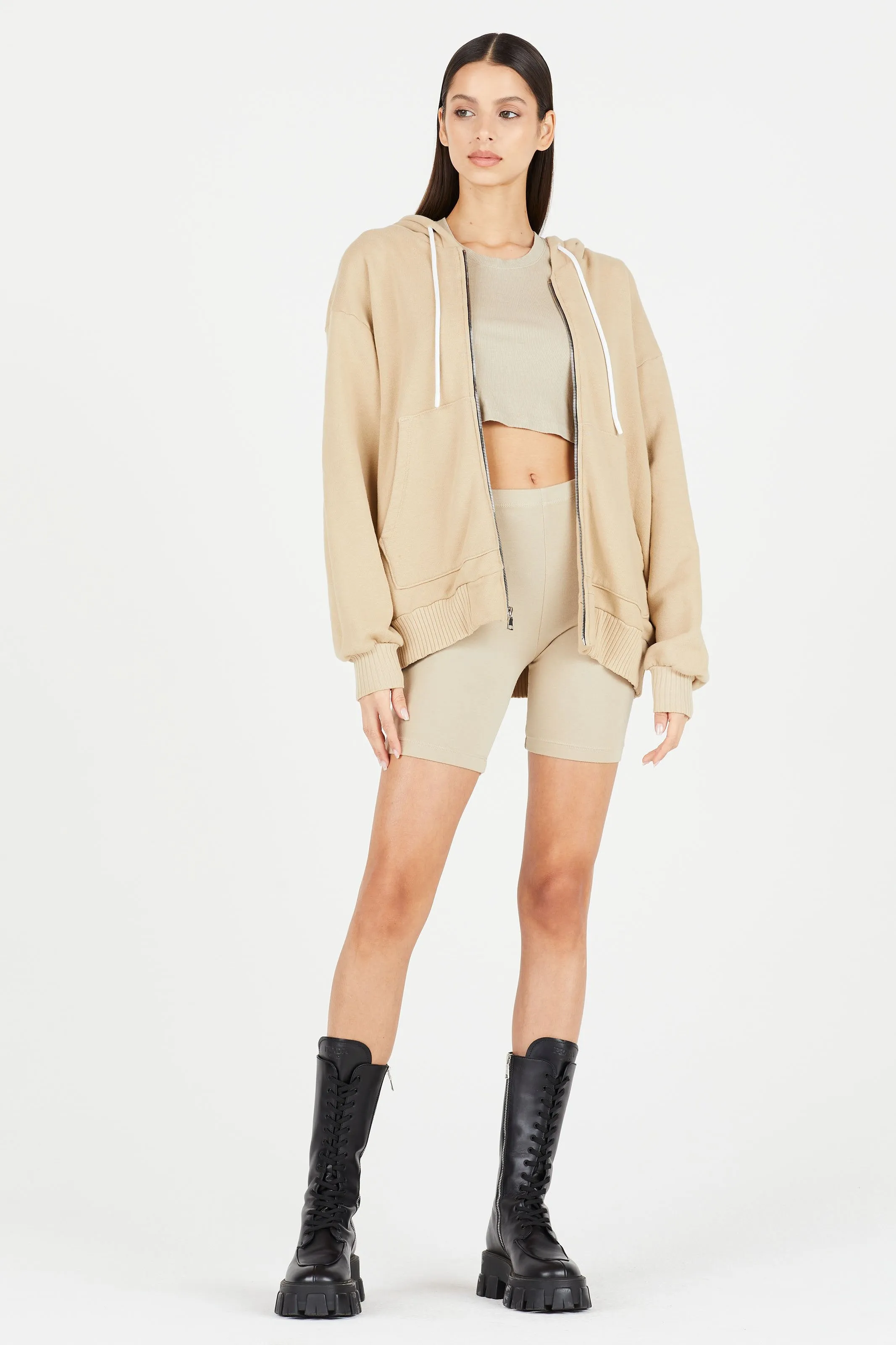 Brooklyn Oversized Zip Hoodie