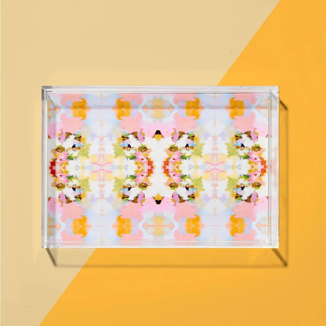 Brooks Avenue Pink Small Acrylic Tray