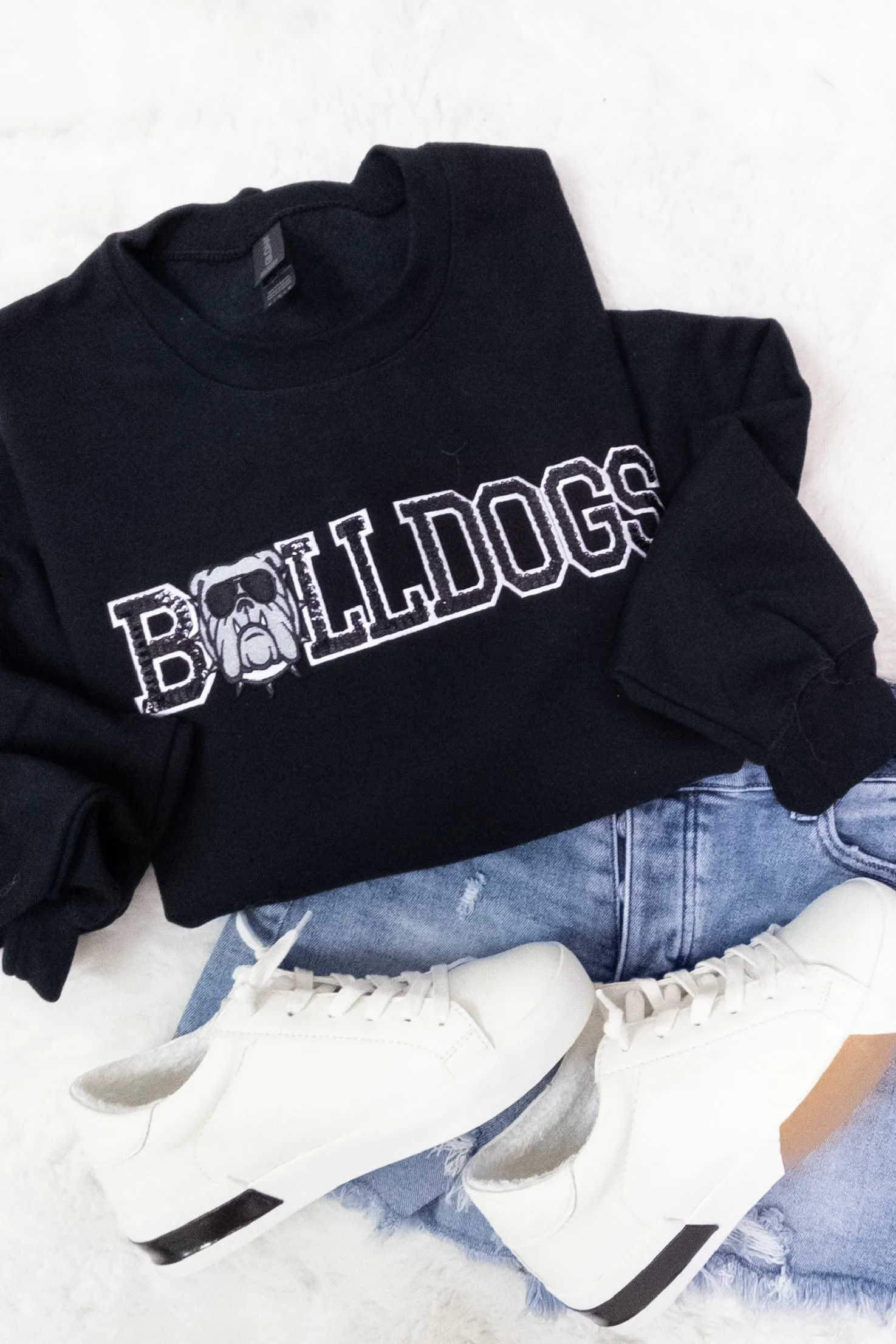 Bulldogs Patch Sweatshirt