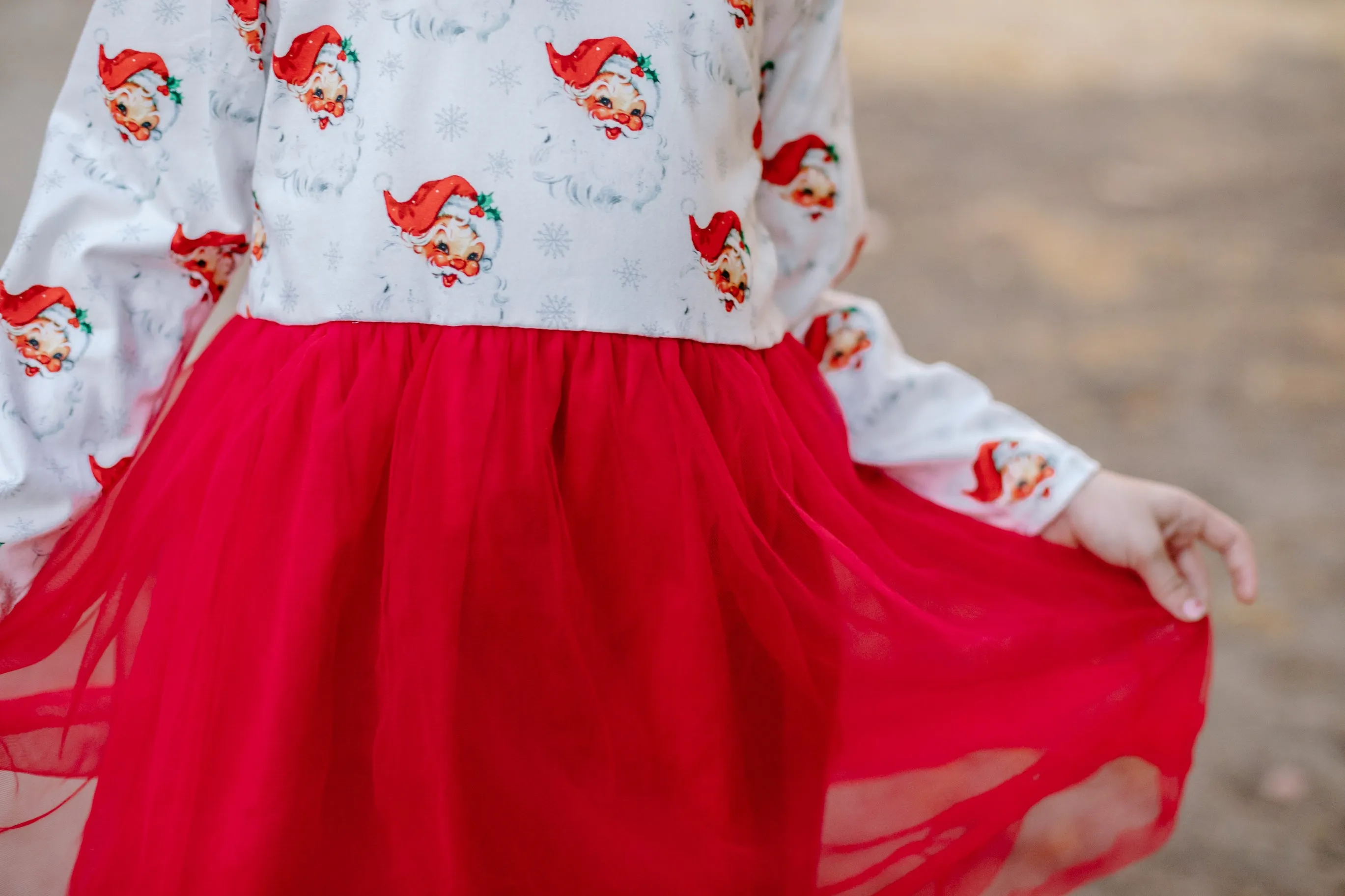 CHRISTMAS SANTA TUTU DRESS