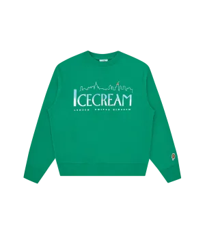 CITYSCAPE CREWNECK - GREEN