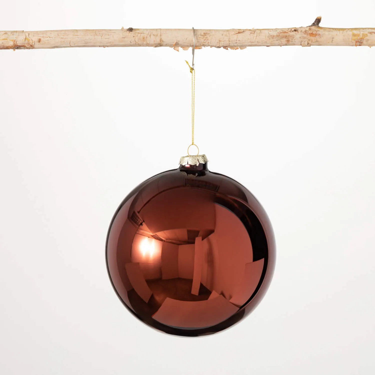 Classic Brown Ball Ornament