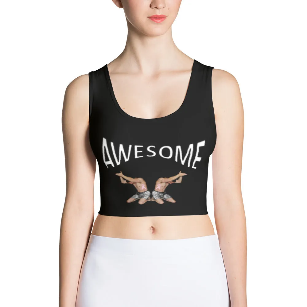 Crop Top Awesome Black