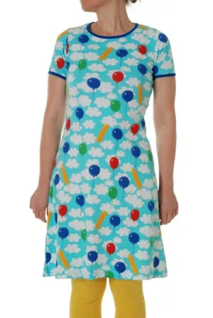 DUNS Short Sleeved Flattering Dress Adult - A Cloudy Day