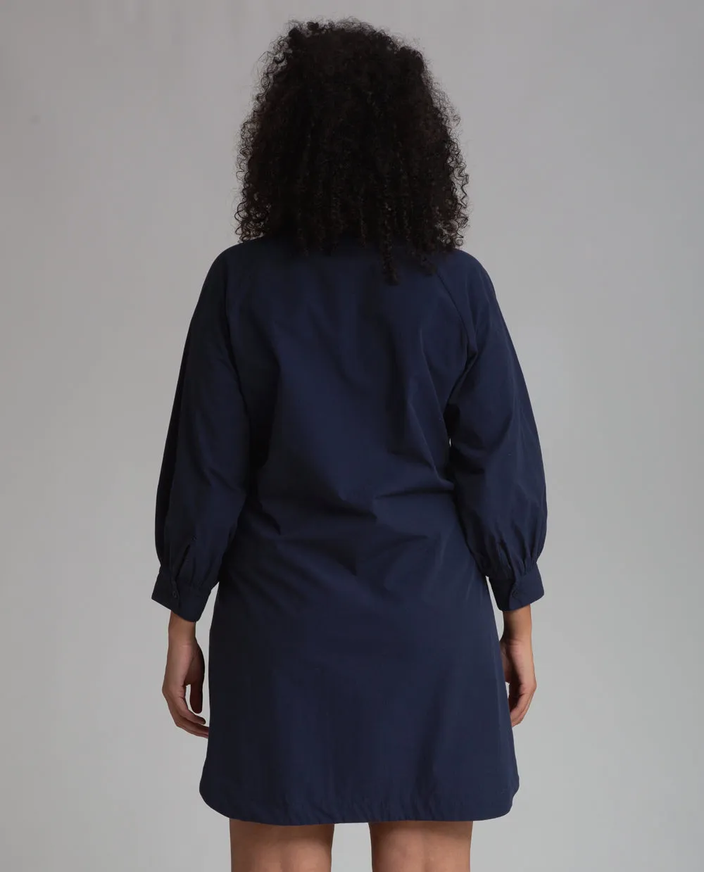 Edie Organic Cotton Shirt In Navy