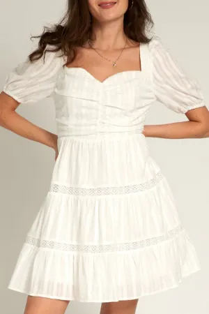 elizabeth dress - white