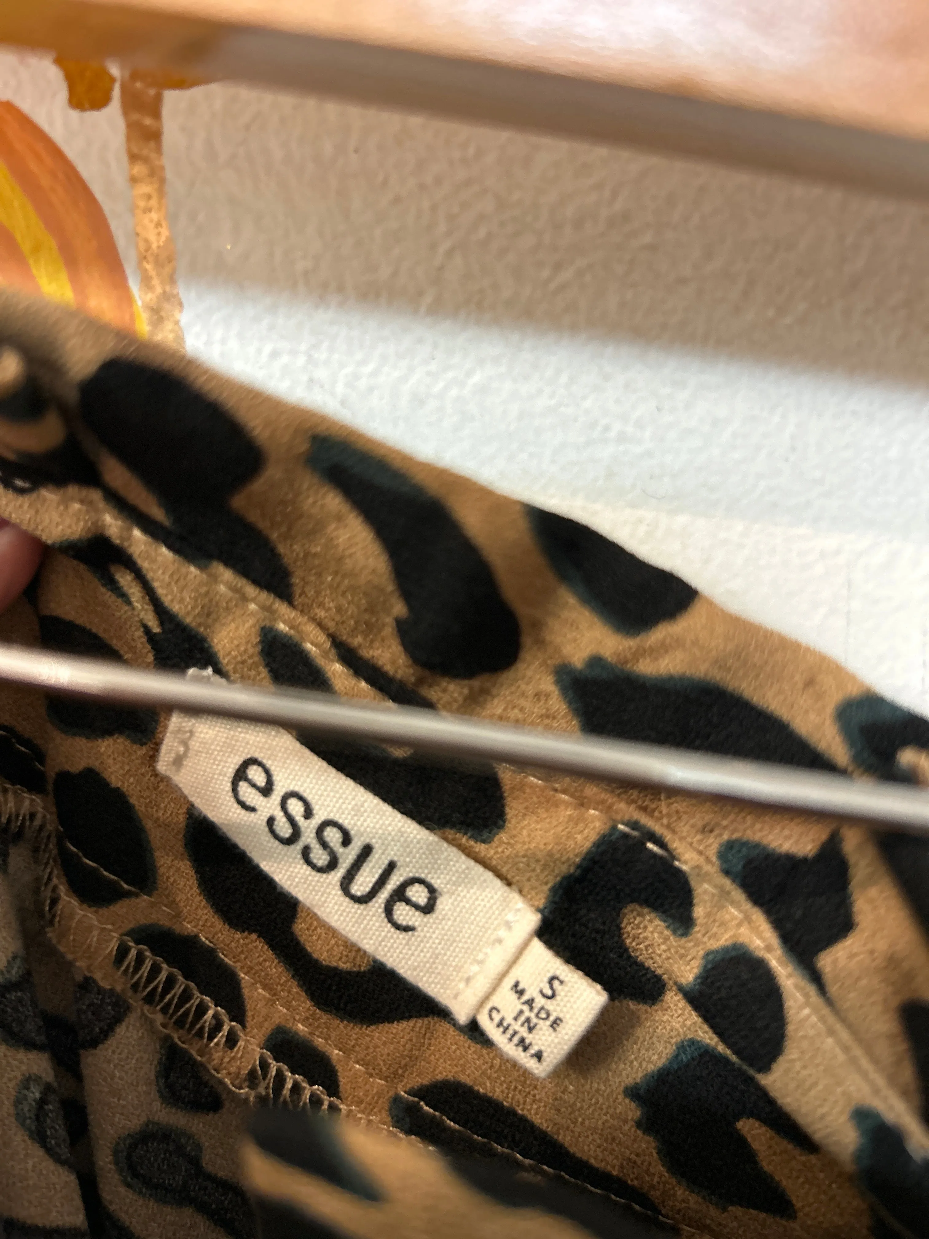 Essue Animal Print Pants, S