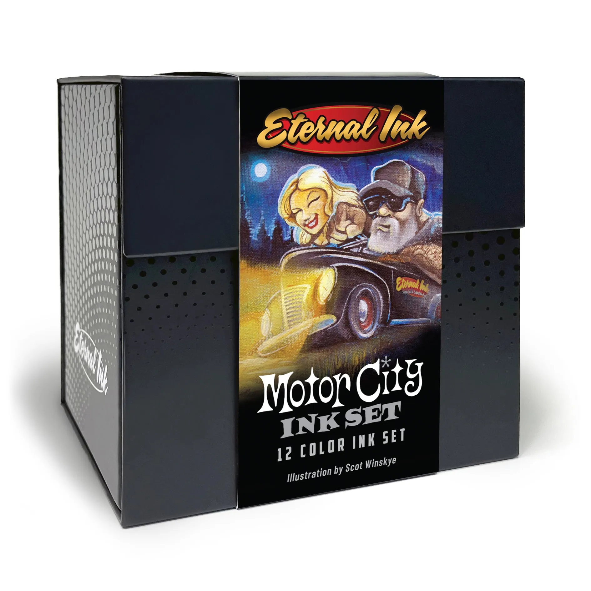 Eternal Motor City 12 Color Full Tattoo Ink Set - 2oz