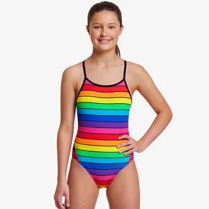 Funkita Girls Diamond Back One Piece FS11G- Rainbow Racer