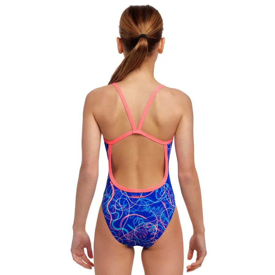 Funkita Girls Single Strap One Piece FS16G - Lashed