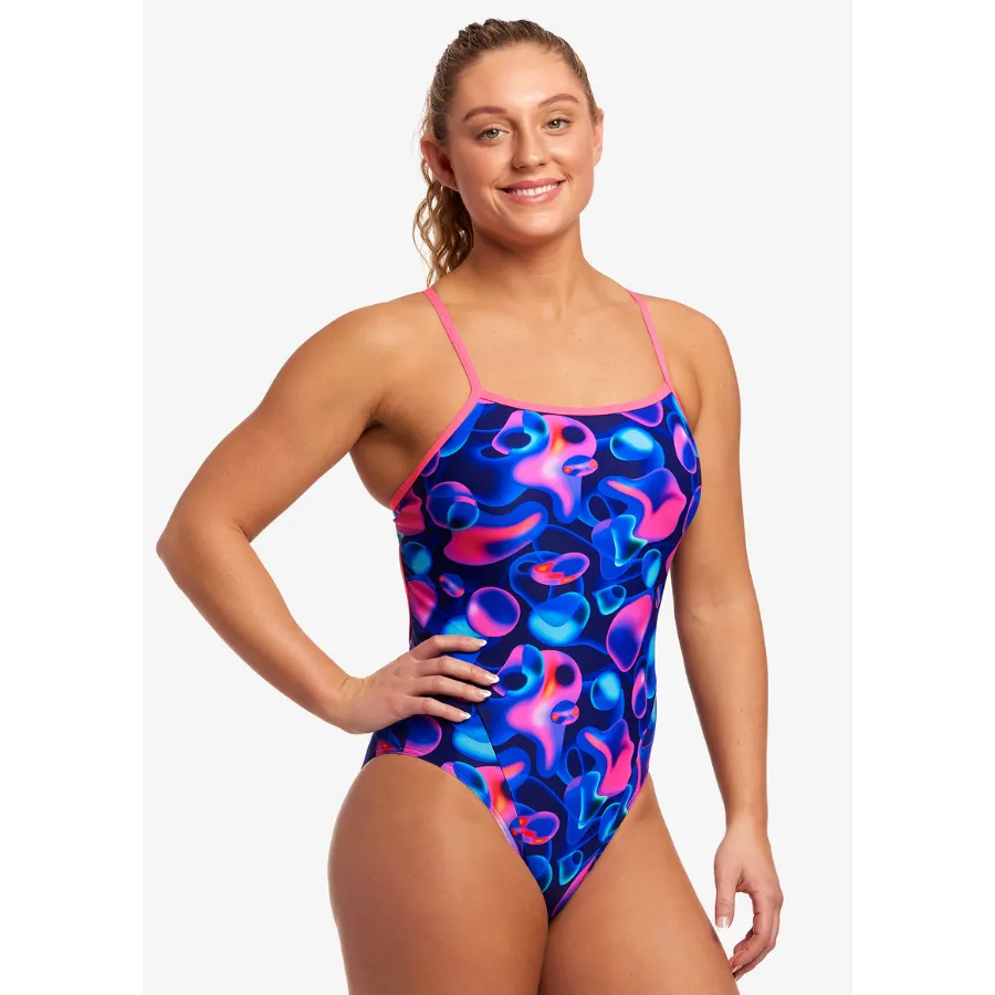 Funkita Womens Single Strap One Piece FS15L - Liquid Lights