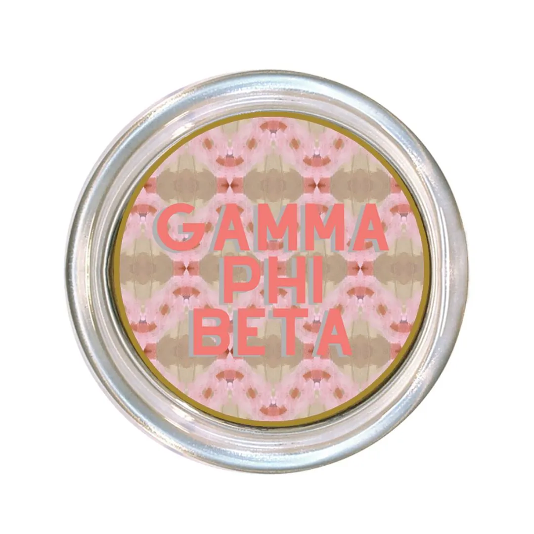 Gamma Phi Beta Large Glass Coaster