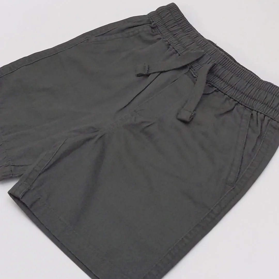 GR - Kids 'Dark Grey' Cotton Shorts GR98