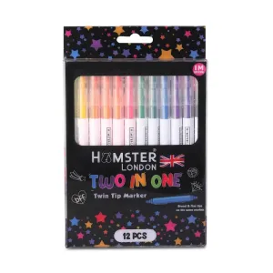 Hamster London Two In One Twin Tip Marker Pack