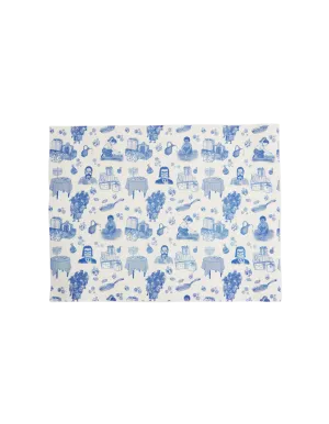 Hanukkah Toile Holiday Placemat Set