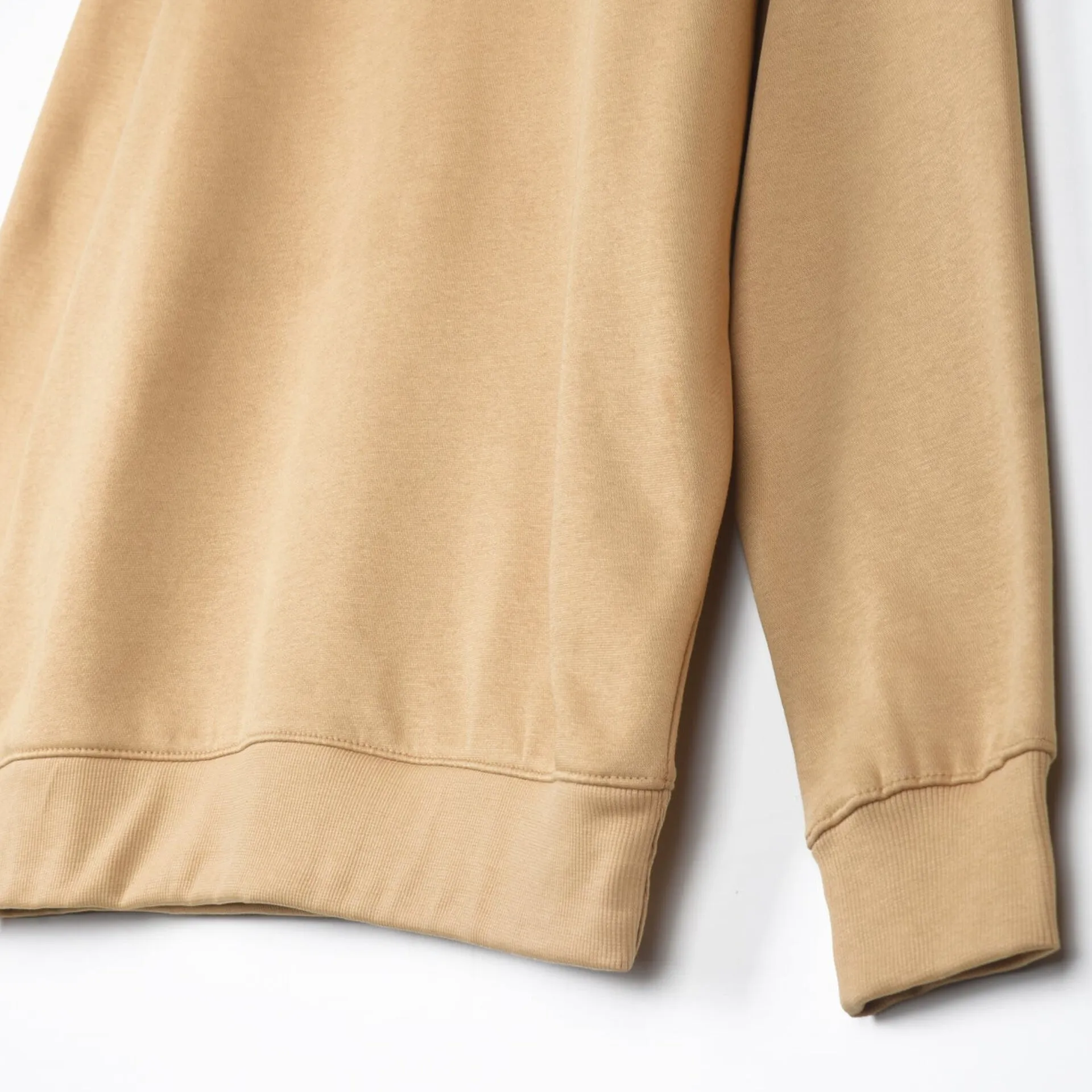 HU - Men 'Beige' Hybrid Logo Fleece Sweatshirt HU597