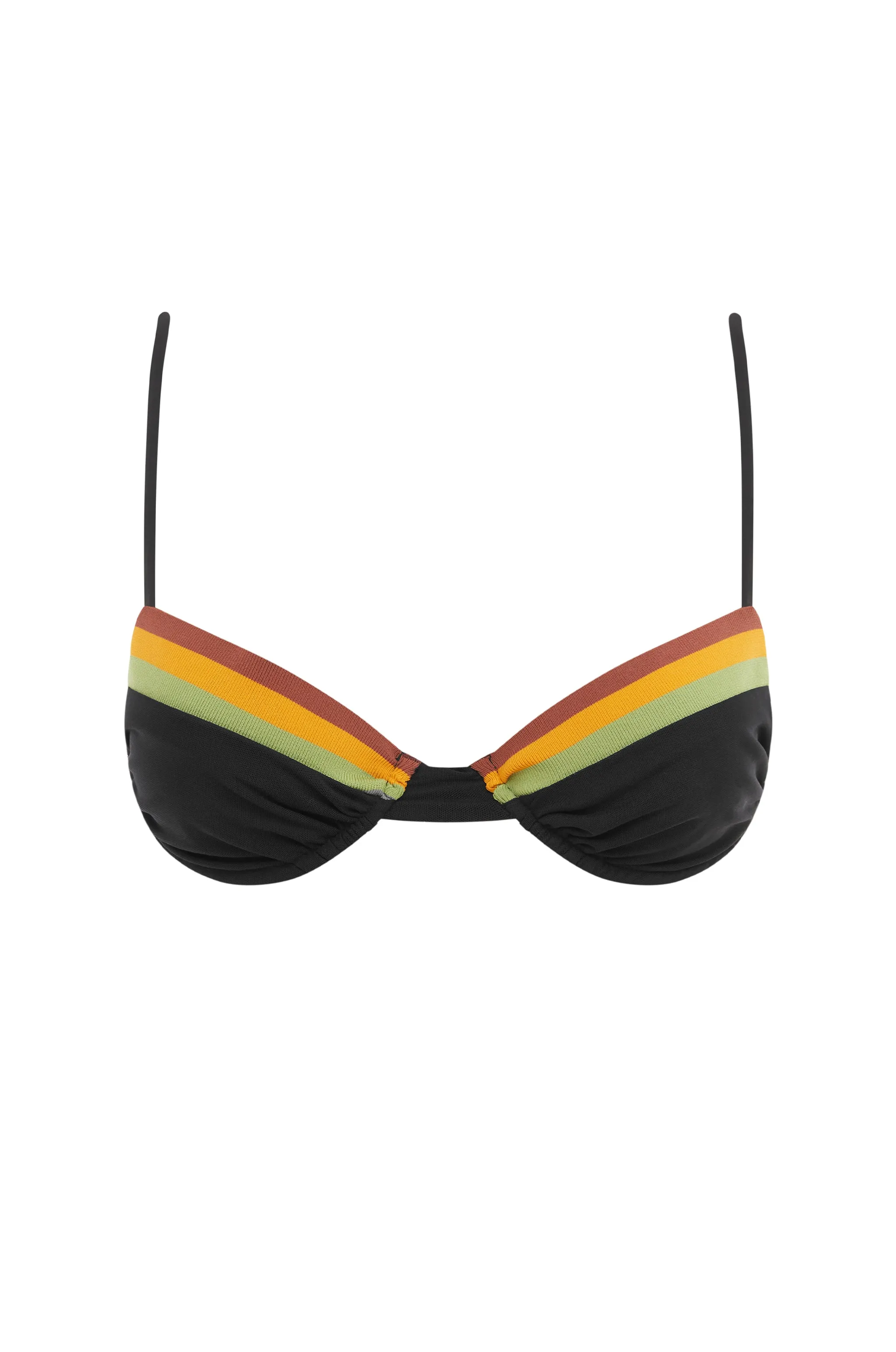 Jeanie Bikini Top | Black