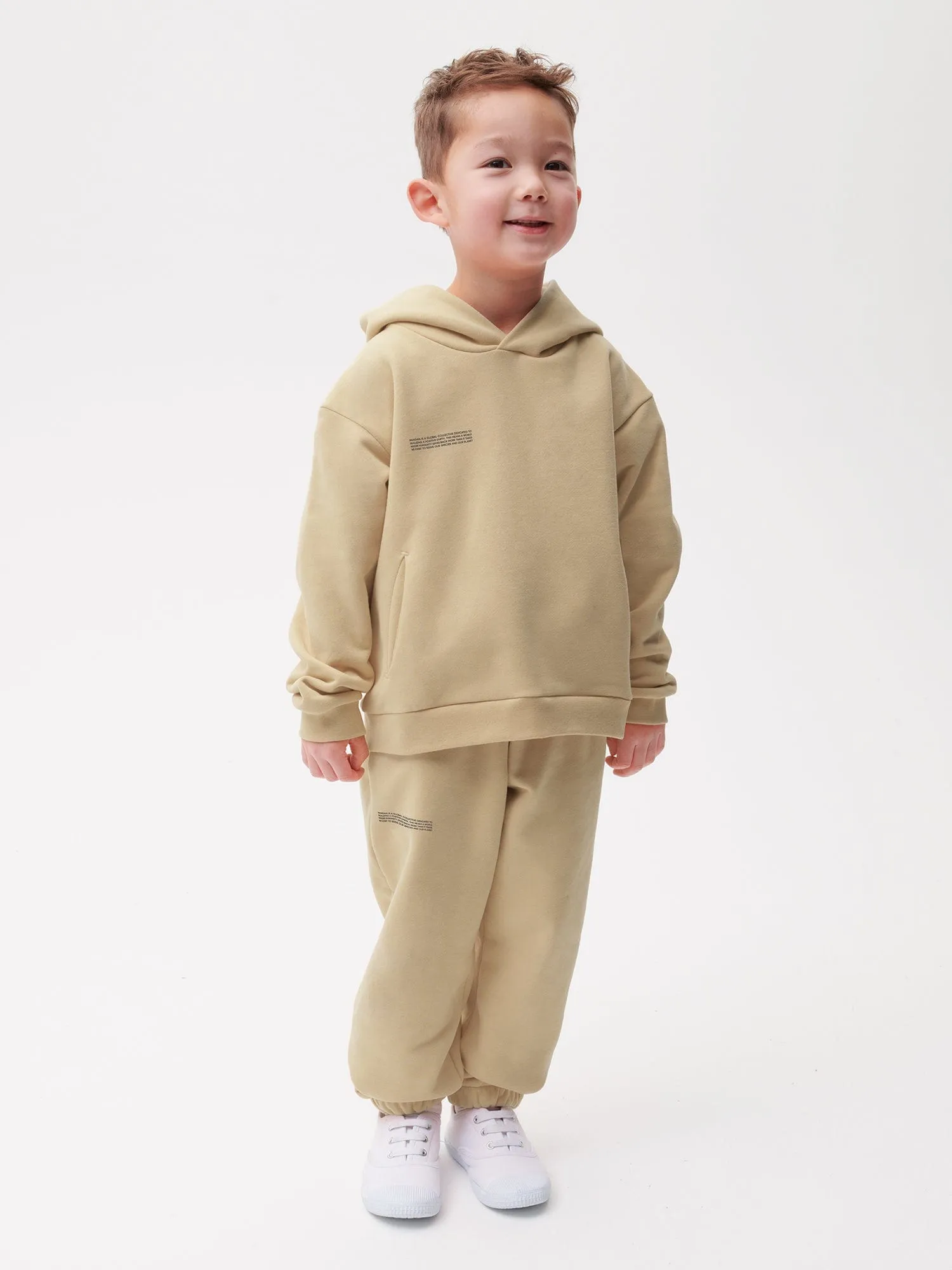 Kids' 365 Midweight Hoodie—birch beige