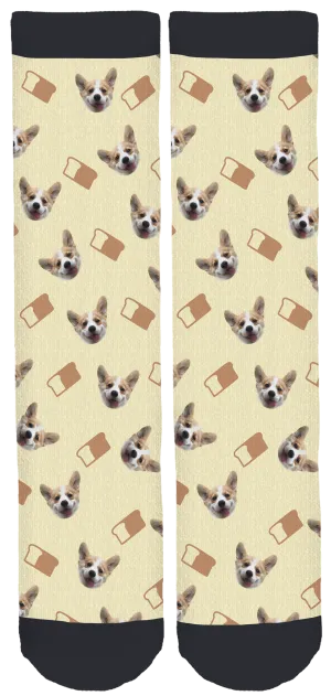 Lilo the Corgi Crew Socks