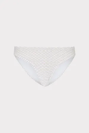 Margot Textured Waves Bikini Bottom