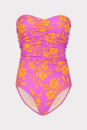 Marigold Aroma Ruched One Piece