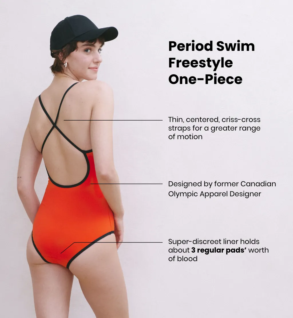 Period Swim Freestyle One-Piece