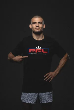 PFL Red Logo T-Shirt - Black