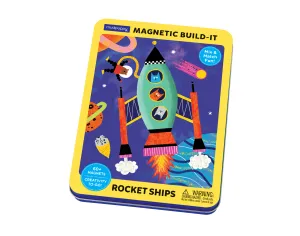 Rocket Ships Magnetic Build-It