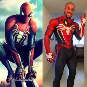 SPIDERMAN PS4 Cosplay Costume for Men