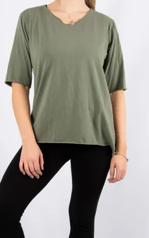 Tanya Basic T | Khaki