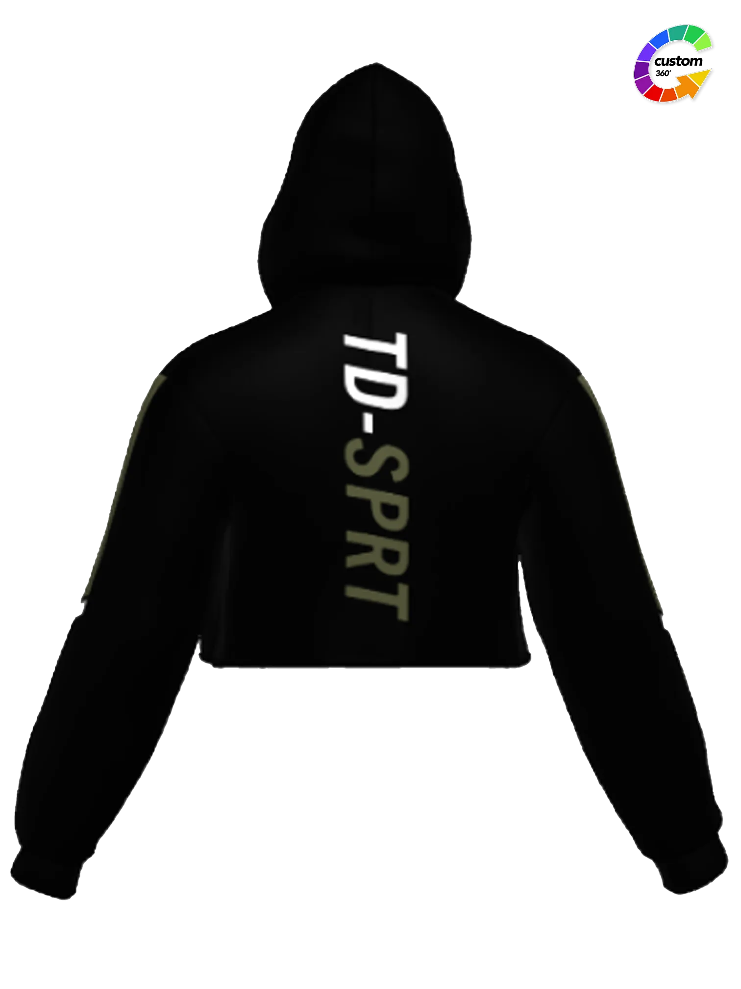 TD-CRPHD-010 360° Custom Cropped Hoodie