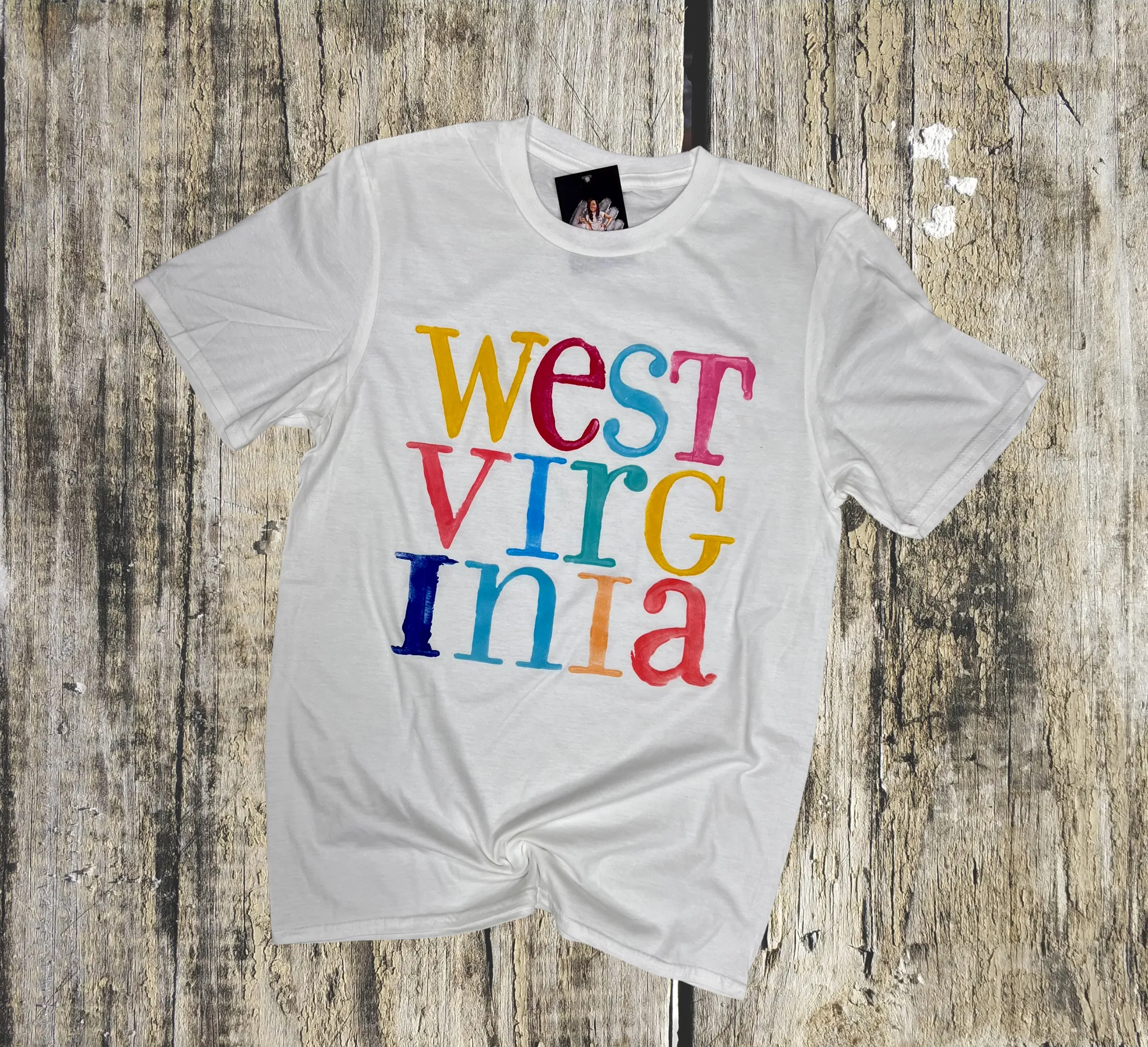 Watercolor West Virginia Tee